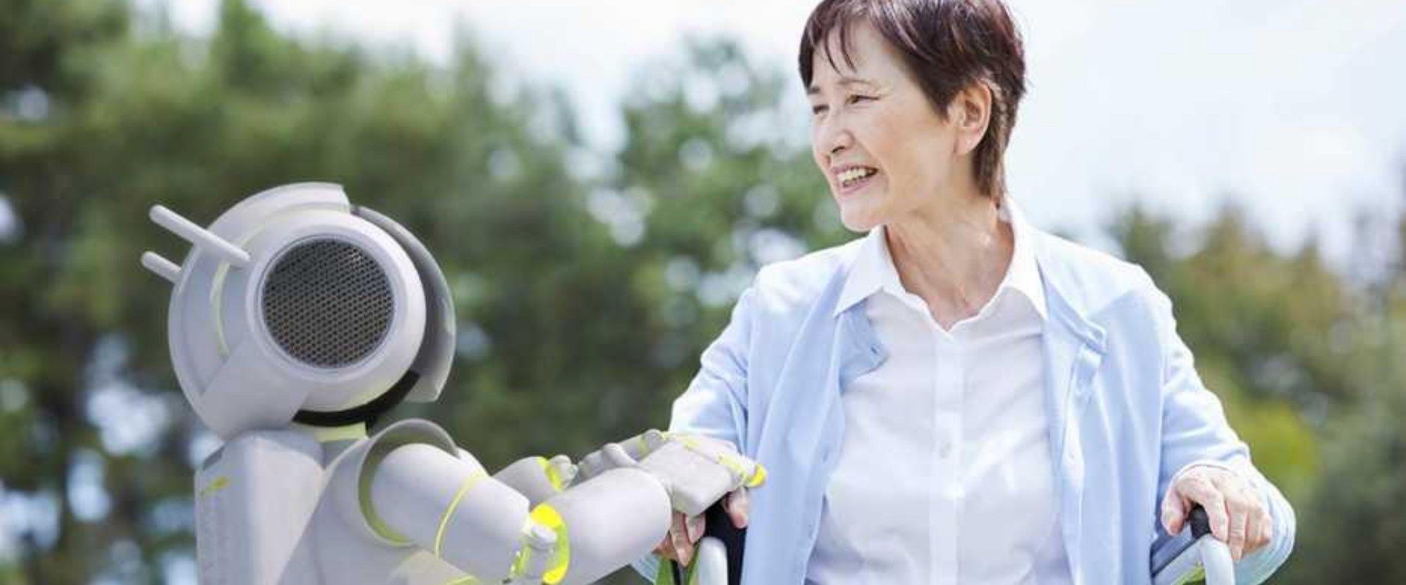 Companion robot engaging with a person